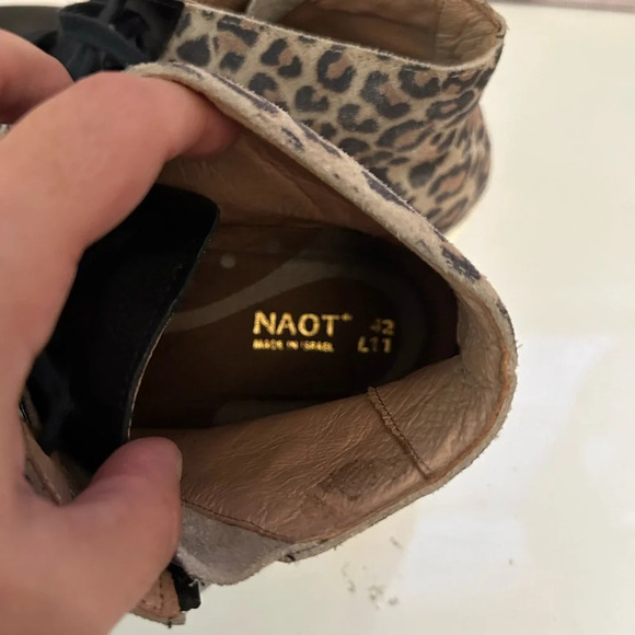 NAOT N7357* Footwear Animal Print Womens Polaris Lace Up Shoe Size US 11 - Picture 8 of 9